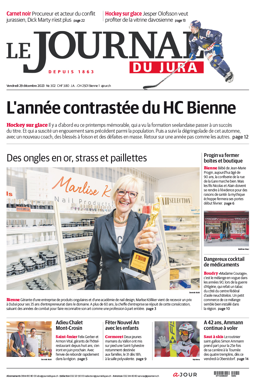 Journal du Jura 2024